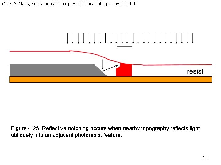 Chris A. Mack, Fundamental Principles of Optical Lithography, (c) 2007 Figure 4. 25 Reflective