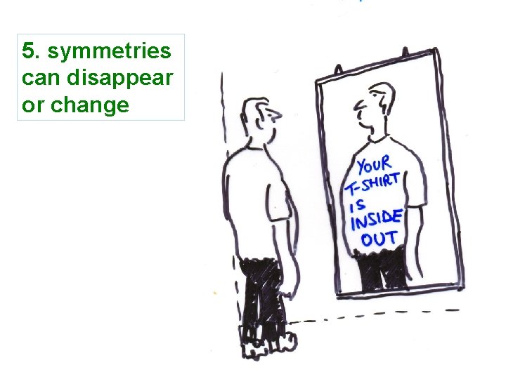 5. symmetries can disappear or change 