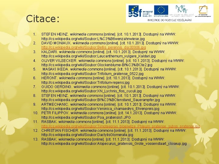 Citace: 1. 2. 3. 4. 5. 6. 7. 8. 9. 10. 11. 12. 13.