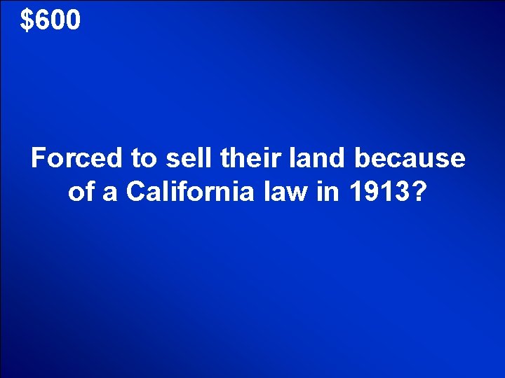 © Mark E. Damon - All Rights Reserved $600 Forced to sell their land