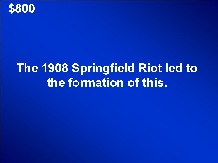 © Mark E. Damon - All Rights Reserved $800 The 1908 Springfield Riot led