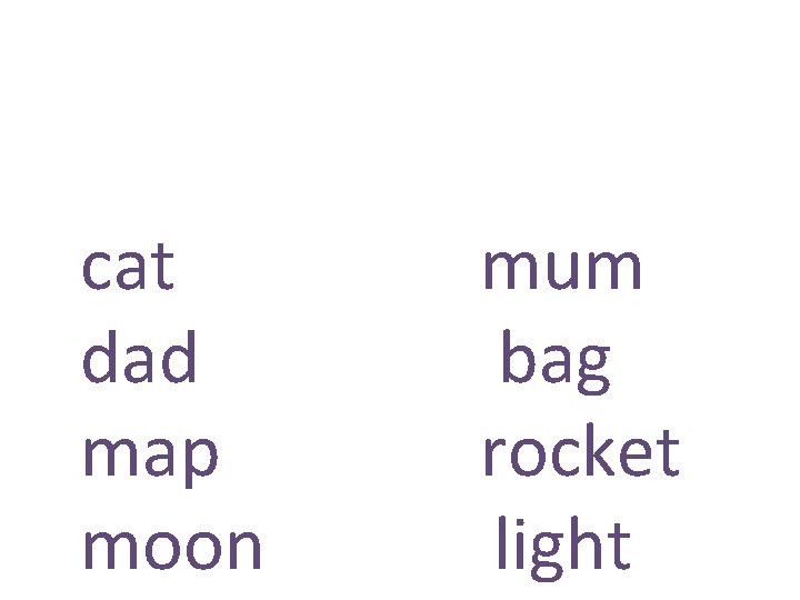 cat dad map moon mum bag rocket light 