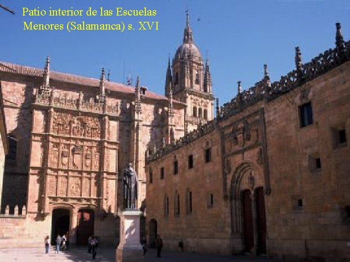 Patio interior de las Escuelas Menores (Salamanca) s. XVI 