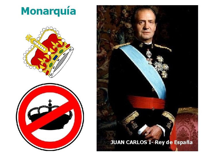 Monarquía JUAN CARLOS I- Rey de España 