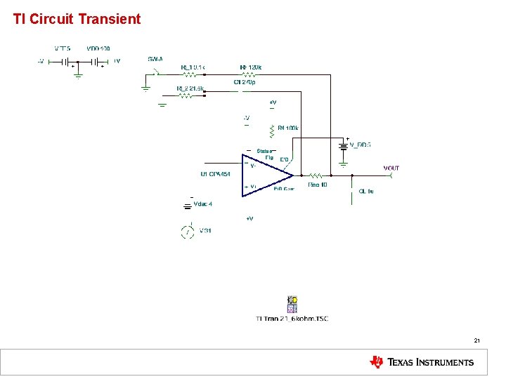 TI Circuit Transient 21 TI Circuit Transient 21