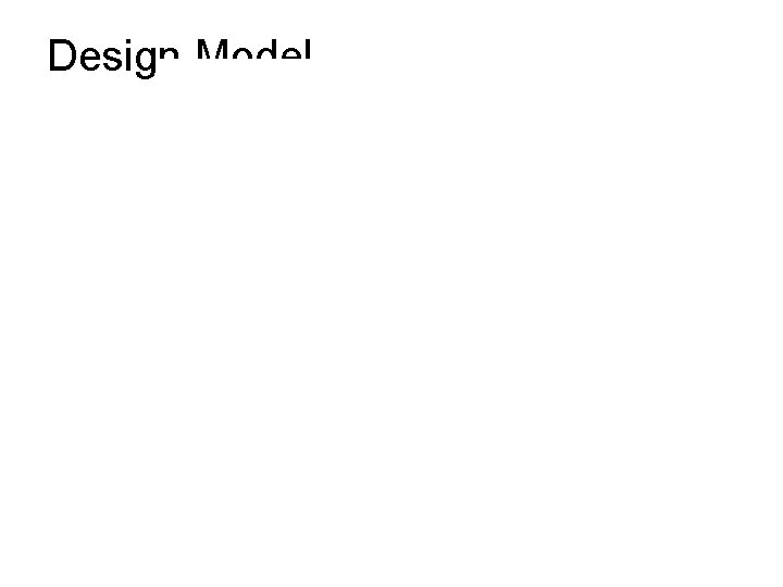 Design Model 