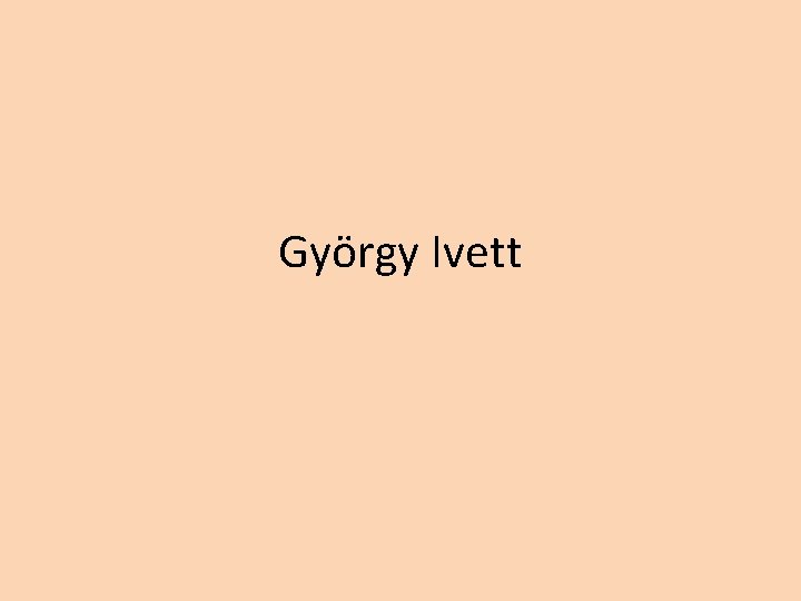 György Ivett 