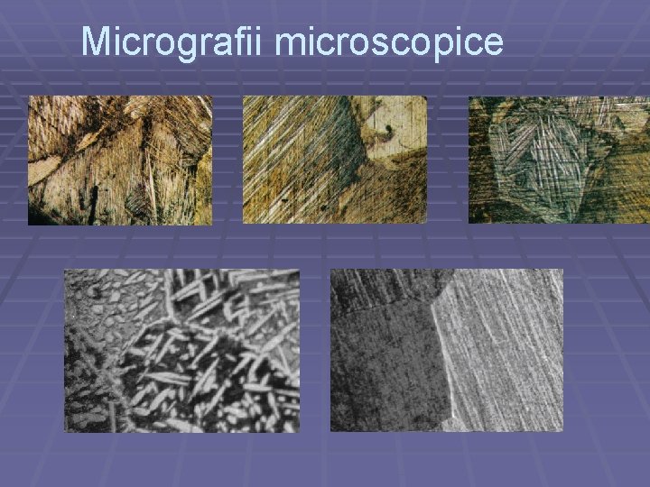 Micrografii microscopice 