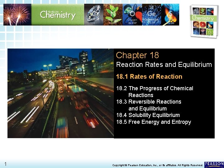 18. 1 Rates of Reaction > Chapter 18 Reaction Rates and Equilibrium 18. 1