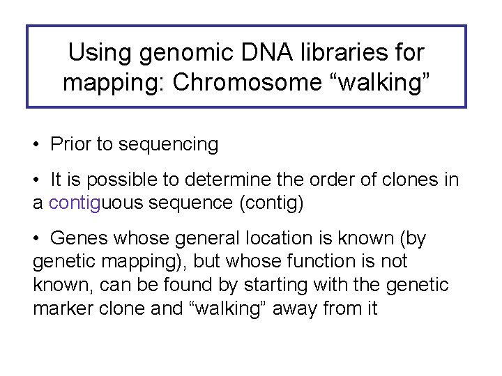 fragmenting genomic dna for cloning