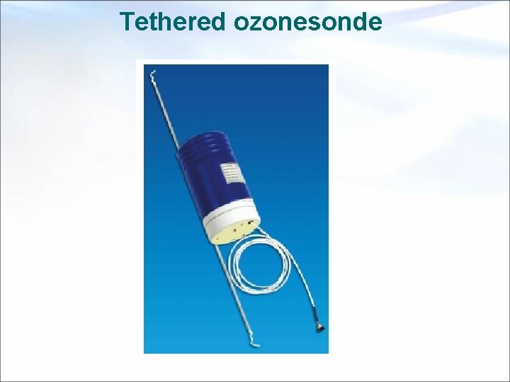 Tethered ozonesonde 