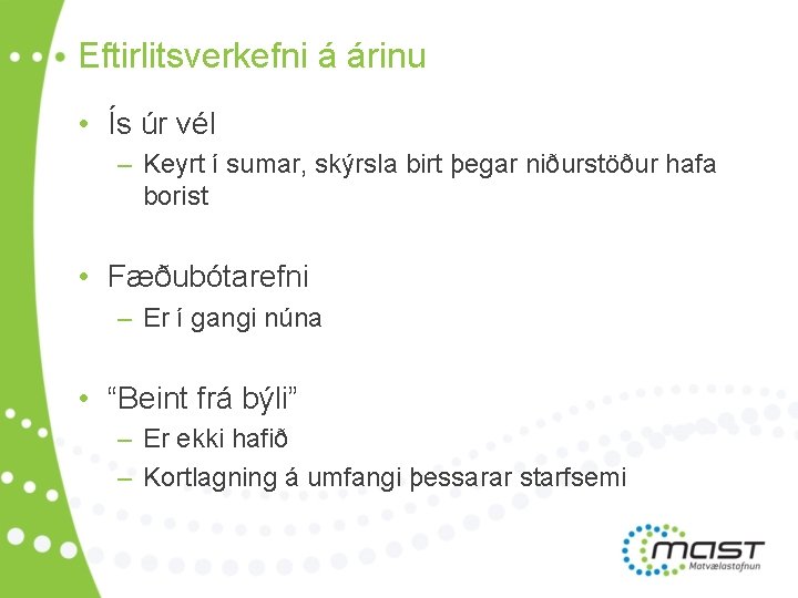 Matvlahpur Haustfundur 10 Gujn Gunnarsson 14 Oktber 10