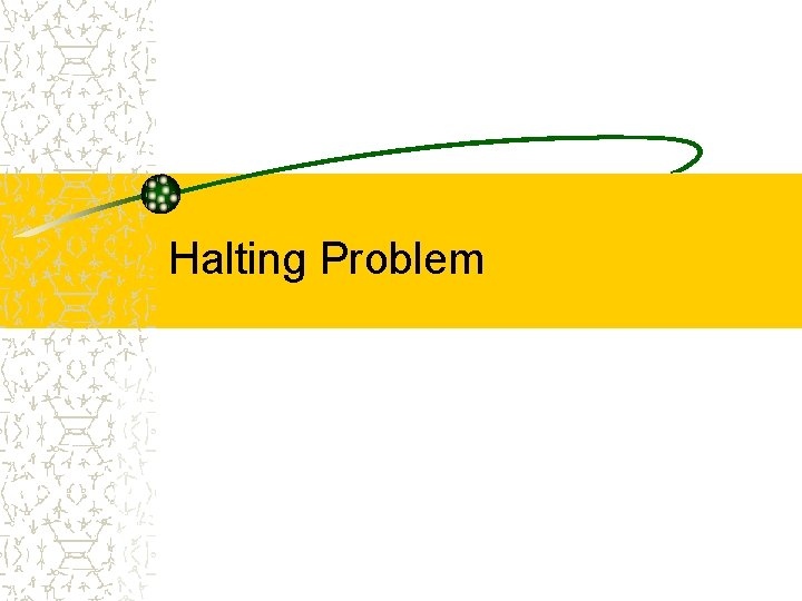 Halting Problem 