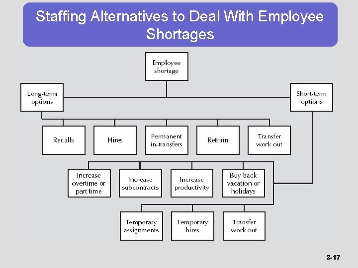 Staffing Alternatives to Deal With Employee Shortages 3 -17 