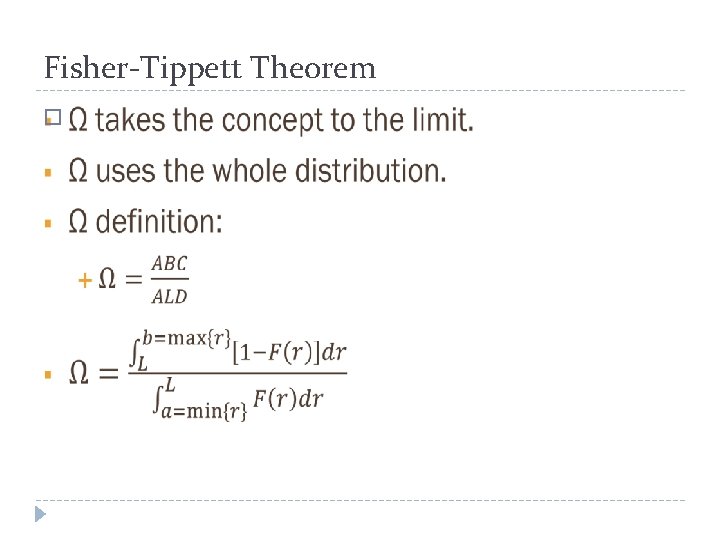 Fisher-Tippett Theorem � 