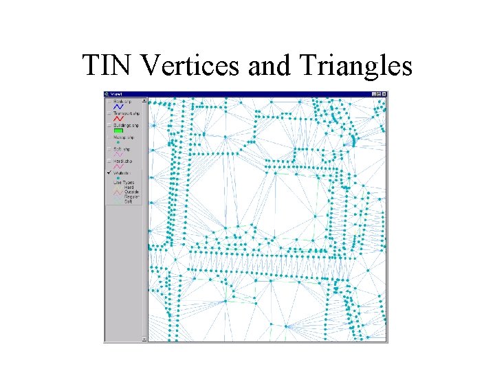 TIN Vertices and Triangles 