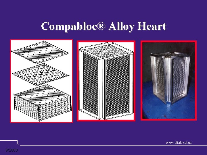 Compabloc® Alloy Heart www. alfalaval. us 9/2003 