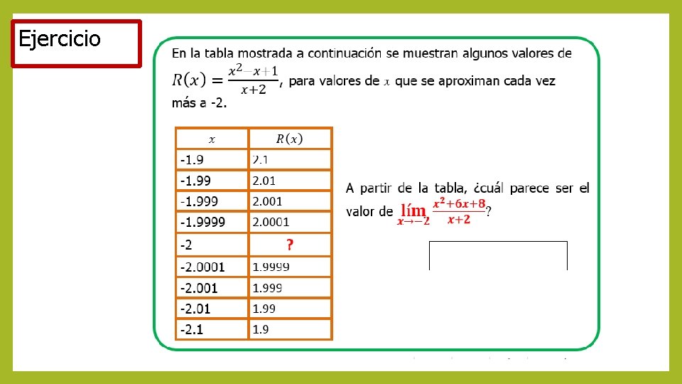 Ejercicio 