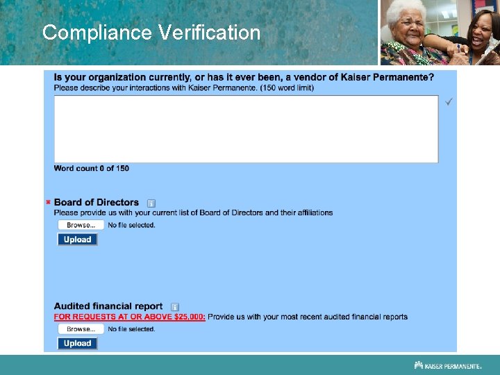 Compliance Verification 