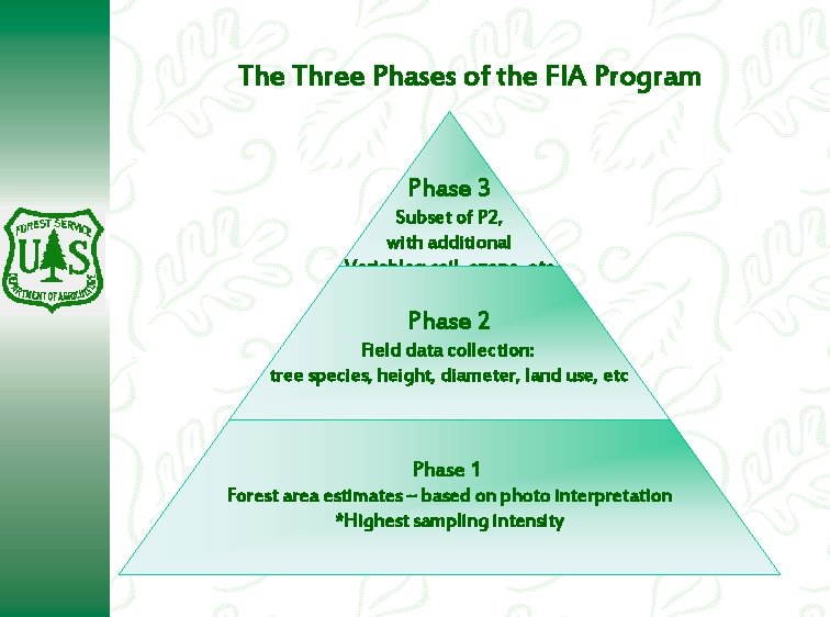 The Three Phases of the FIA Program Phase 3 Subset of P 2, with The Three Phases of the FIA Program Phase 3 Subset of P 2, with