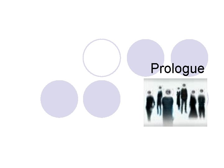 Prologue 