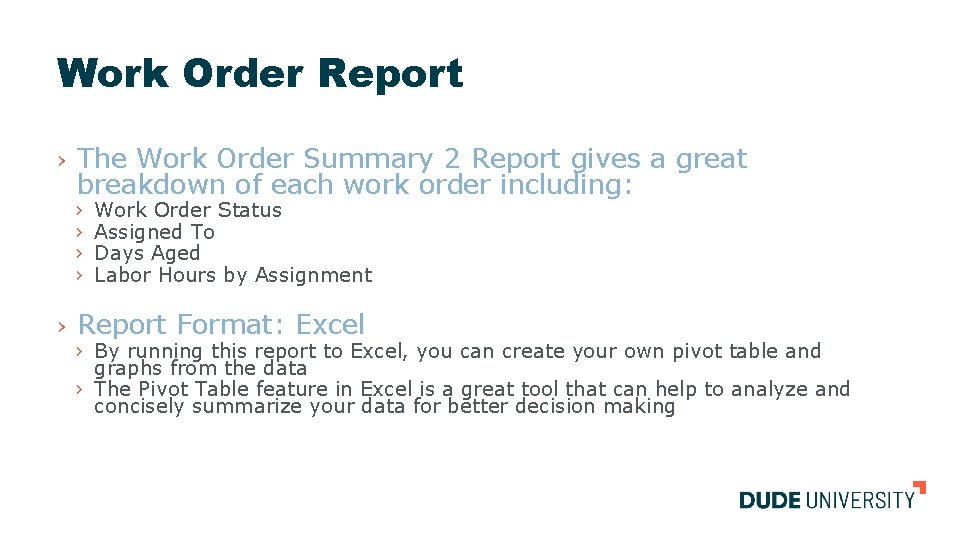 Work Order Report › The Work Order Summary 2 Report gives a great breakdown