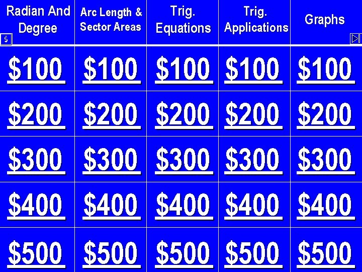 Radian And Arc Length & Trig. Sector Areas Equations Applications Degree Graphs $ $100