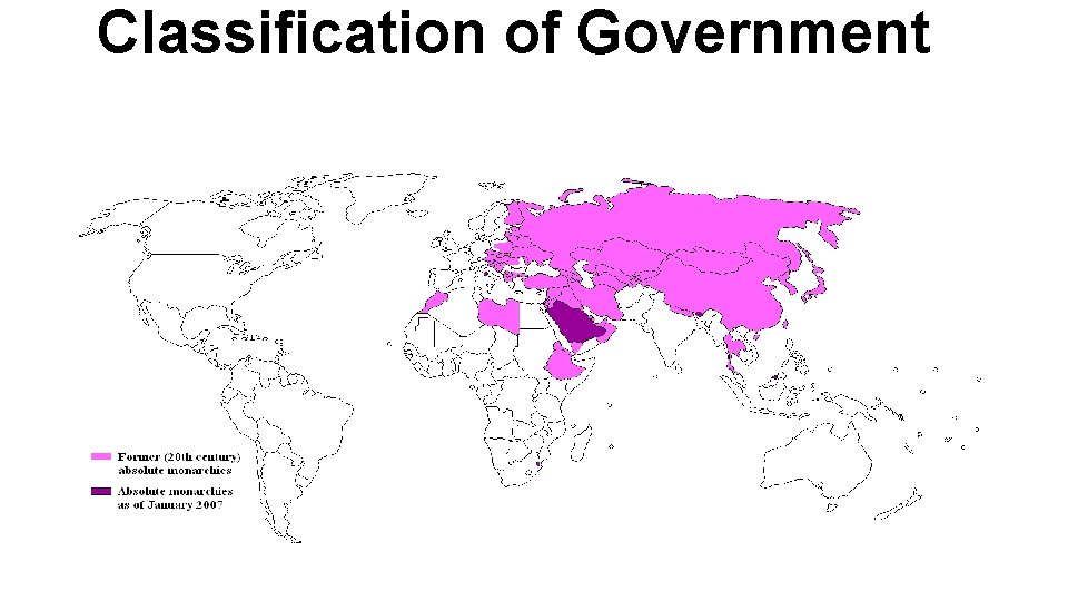 Classification of Government 