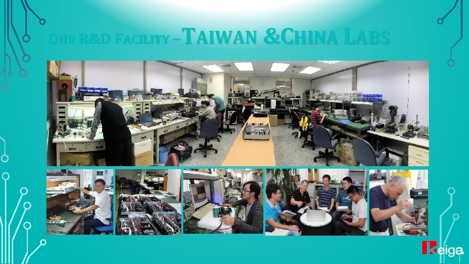 OUR R&D FACILITY – TAIWAN &CHINA LABS 