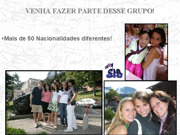 VENHA FAZER PARTE DESSE GRUPO! • Mais de 50 Nacionalidades diferentes! 