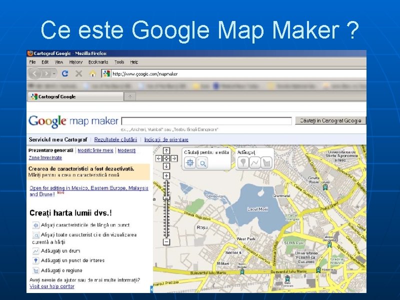 Ce este Google Map Maker ? 