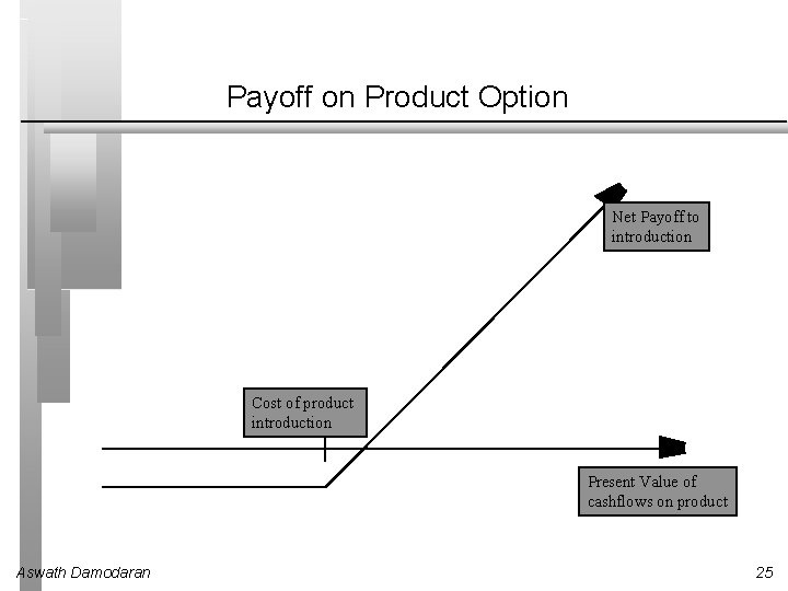 Payoff on Product Option Net Payoff to introduction Cost of product introduction Present Value