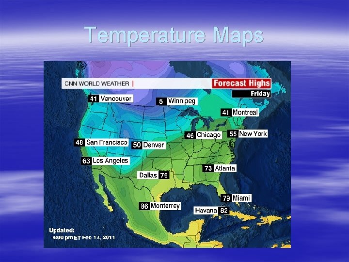 Temperature Maps 