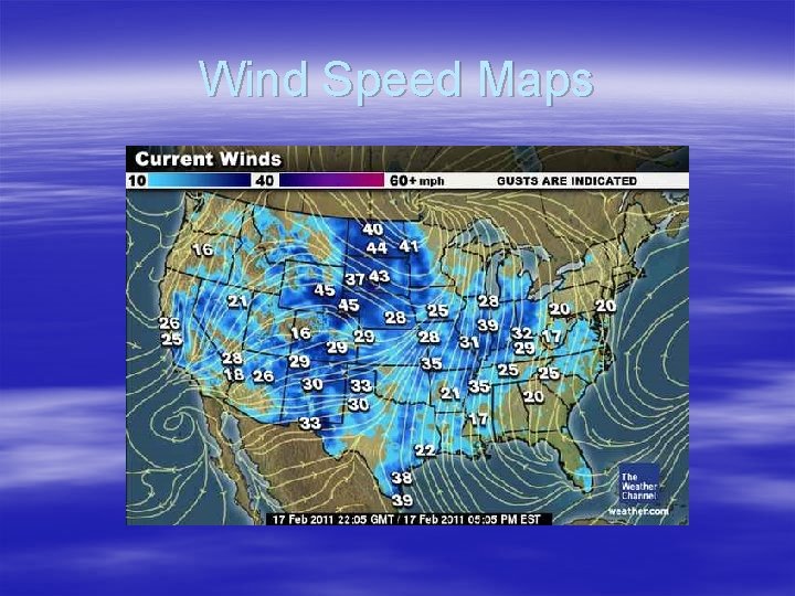 Wind Speed Maps 