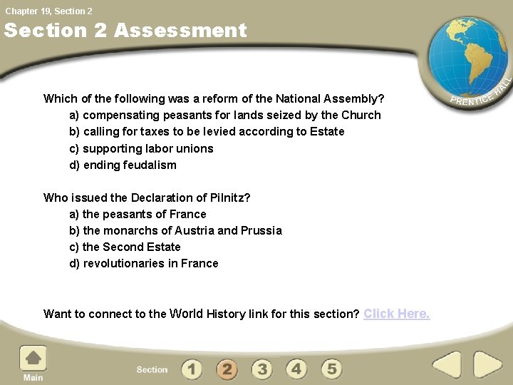 Chapter 19, Section 2 Assessment Which of the following was a reform of the