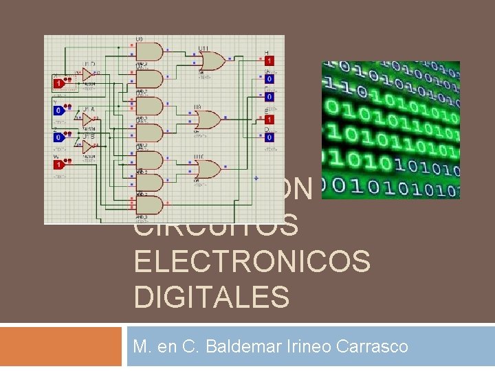 OPERACIÓN DE CIRCUITOS ELECTRONICOS DIGITALES M. en C. Baldemar Irineo Carrasco 