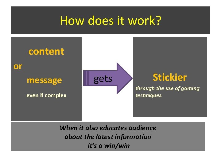 How does it work? content or gets message even if complex Stickier through the How does it work? content or gets message even if complex Stickier through the