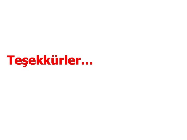 Teşekkürler… 