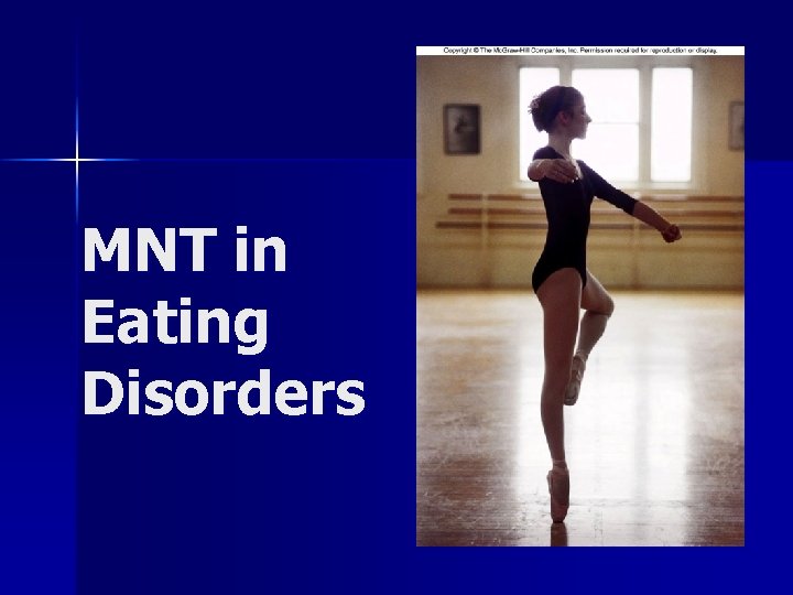 MNT in Eating Disorders 