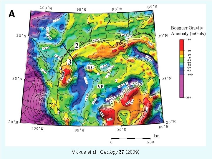 Mickus et al. , Geology 37 (2009) 