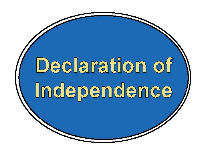 Declaration of Independence 