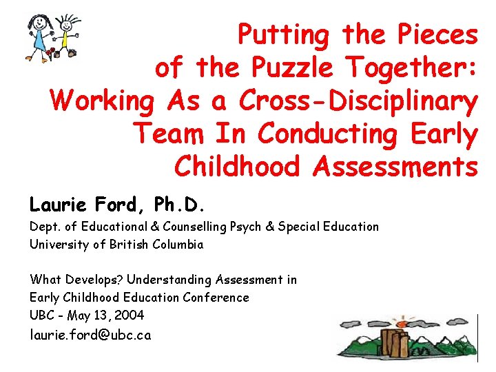 Putting the Pieces of the Puzzle Together: Working As a Cross-Disciplinary Team In Conducting