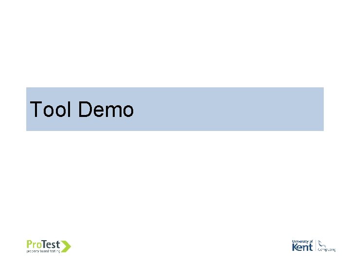 Tool Demo Tool Demo