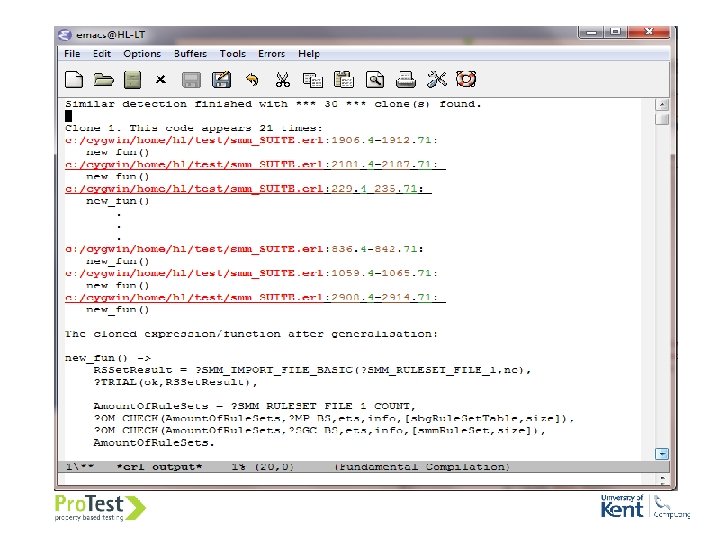Clone detection Clone detection