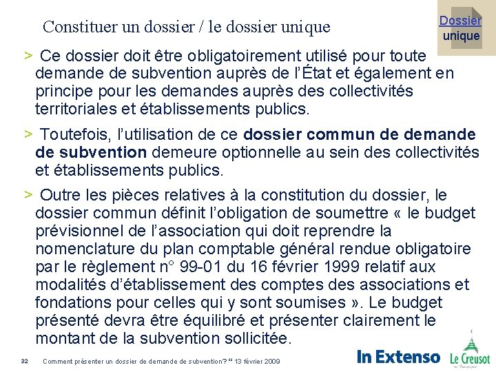 Constituer un dossier / le dossier unique Dossier unique > Ce dossier doit être