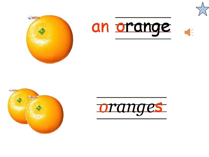 an oranges 