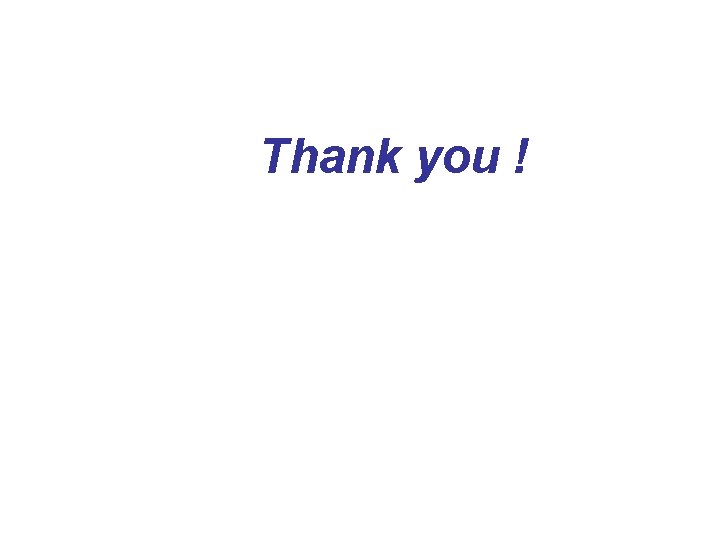 Thank you ! 