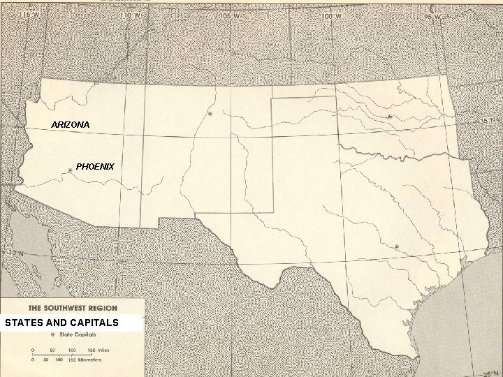 ARIZONA PHOENIX STATES AND CAPITALS 