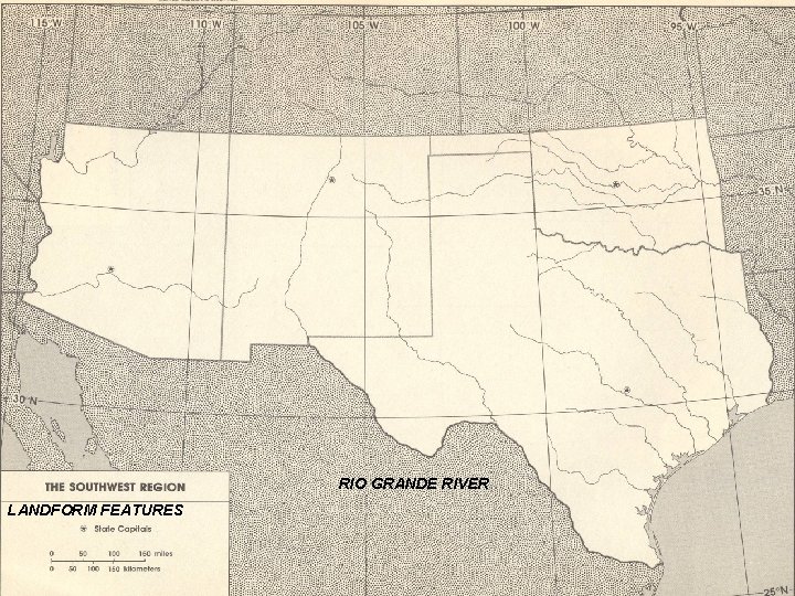 RIO GRANDE RIVER LANDFORM FEATURES 