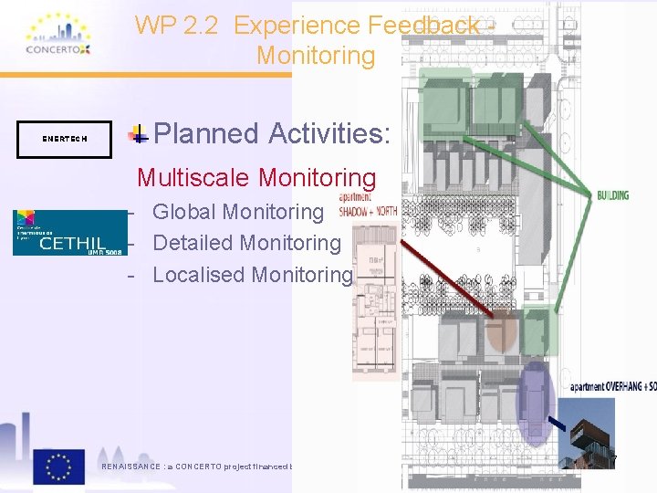 WP 2. 2 Experience Feedback Monitoring ENERTECH RENAISSANCE - LYON FRANCE Planned Activities: Multiscale